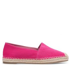 Espadryle Jenny Fairy. Czerwone espadryle damskie Jenny Fairy, bez wzorów, bez obcasa. Za 47.99 zł.