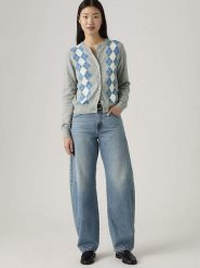 Levi's Dżinsy - Barrel fit - w kolorze błękitnym rozmiar: W31/L30. Niebieskie jeansy damskie Levi's, z podwyższonym stanem. Za 234.95 zł.