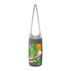 Torba na matę do jogi Moonholi Moonwalk Tropicana z uchwytem. Szare torebki klasyczne damskie MOONHOLI, bez wzorów, z bawełny, bez dodatków. Za 249.99 zł.