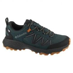 Buty trekkingowe męskie Columbia 2108291310. Niebieskie buty trekkingowe męskie Columbia, z materiału, bez zapięcia, trekkingowe. Za 499.99 zł.