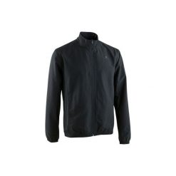 Bluza fitness kardio FJA 100 męska. Czarne bluzy bez kaptura męskie DOMYOS, l, z materiału. Za 59.99 zł.