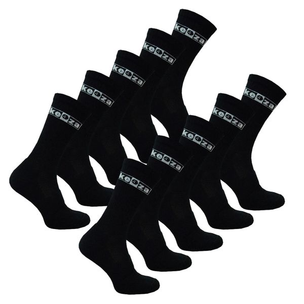 Skarpety sportowe Keeza 10 par. Czarne skarpetki damskie KEEZA, bez wzorów. Za 138.00 zł.