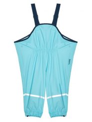 Playshoes Spodnie przeciwdeszczowe 405424 M Błękitny Regular Fit. Niebieskie spodnie dziewczęce Playshoes, z syntetyku. Za 119.99 zł.