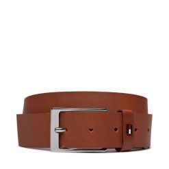 Pasek Męski Tommy Hilfiger. Brązowe paski męskie Tommy Hilfiger, bez wzorów. Za 109.99 zł.