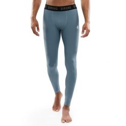Legginsy kompresyjne do sportów zimowych męskie SIROKO Ice Dune. Niebieskie bielizna termoaktywna męska SIROKO, m, bez wzorów. Za 84.00 zł.