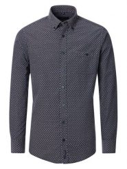 CASAMODA Koszula - Casual fit - w kolorze granatowym rozmiar: 6XL. Niebieskie koszule męskie CASAMODA, xl, bez wzorów, z bawełny, bez kołnierzyka, bez ramiączek. Za 87.99 zł.