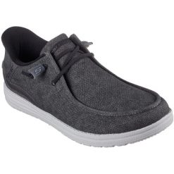 Buty sportowe męskie Skechers Melson Coronado. Czarne buty sportowe na co dzień męskie Skechers, bez zapięcia. Za 390.00 zł.
