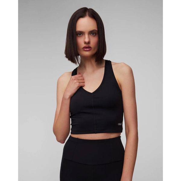 Top sportowy Casall Sharp Back damski trening fitness szybkoschnący. Czarne topy sportowe damskie Casall, bez wzorów, bez ramiączek. W wyprzedaży za 149.00 zł.