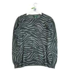 Second life - Damski sweter z jedwabiu i kaszmiru - Stan bardzo dobry. Czarne swetry klasyczne damskie Ralph Lauren, z kaszmiru, bez kołnierzyka. Za 228.38 zł.