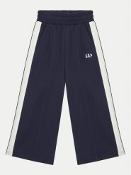 Gap Spodnie dresowe 745910-01 Granatowy Relaxed Fit. Niebieskie spodnie dziewczęce GAP, z bawełny. Za 99.99 zł.