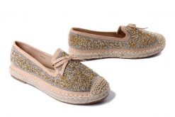 SCAVIOLA L-49 BEIGE, espadryle damskie. Brązowe espadryle damskie Sca'viola, bez wzorów, z materiału, bez obcasa, na płaskiej podeszwie. Za 111.93 zł.