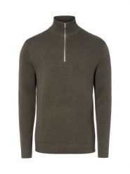 Jack & Jones sweter typu troyer Mężczyźni Bawełna zielony, S. Zielone swetry męskie Jack & Jones, m, bez wzorów, z bawełny, bez kołnierzyka. Za 299.95 zł.