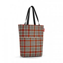 Torba cityshopper 2 glencheck red. Czerwone shopper bag damskie Reisenthel, bez wzorów, z materiału. Za 133.90 zł.