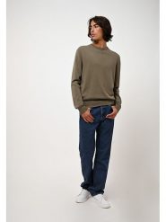 AUTHENTIC CASHMERE Kaszmirowy sweter "Aigliére" w kolorze khaki rozmiar: L. Brązowe swetry męskie AUTHENTIC CASHMERE, l, bez wzorów, z kaszmiru, bez kołnierzyka. Za 413.99 zł.