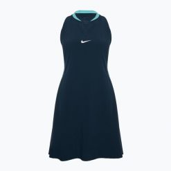 Sukienka tenisowa Nike Dri-Fit Advantage. Białe sukienki damskie Nike, l, bez wzorów, sportowe, bez kołnierzyka, bez ramiączek, sportowe. Za 259.99 zł.