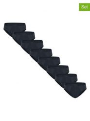 Fila Slipy (8 par) w kolorze granatowym rozmiar: M. Niebieskie slipki męskie Fila, bez wzorów. Za 173.99 zł.