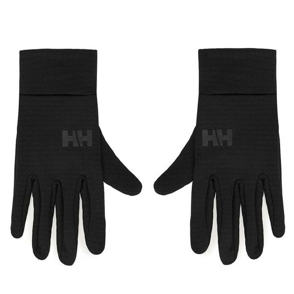 Rękawiczki Helly Hansen. Czarne rękawiczki damskie Helly Hansen, bez wzorów, z dzianiny. Za 179.99 zł.