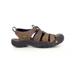 Buty trekkingowe męskie Keen Newport Bison. Brązowe buty trekkingowe męskie Keen, z materiału, bez zapięcia, trekkingowe. Za 536.00 zł.