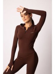 Spaio Bluza sportowa "Adapt" w kolorze brązowym rozmiar: L. Brązowe bluzy sportowe damskie Spaio, l, z materiału. Za 178.37 zł.