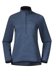 Bergans Bluza polarowa w kolorze granatowym rozmiar: S. Niebieskie bluzy bez kaptura damskie Bergans, s, z materiału. Za 184.46 zł.