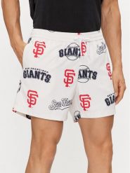 Champion Szorty plażowe 219885 Écru Short Fit. Szorty męskie CHAMPION, z syntetyku, bez kołnierzyka. Za 119.99 zł.