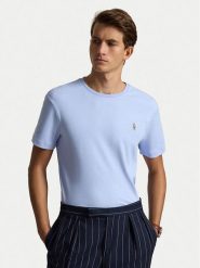 Polo Ralph Lauren T-Shirt 710740727506 Niebieski jasny Regular Fit. Niebieskie koszulki polo męskie Polo Ralph Lauren, m, bez wzorów, z bawełny, bez ramiączek. Za 439.99 zł.