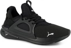 Męskie buty sportowe sneakersy czarne lekkie PUMA SOFTRIDE ENZO. Czarne buty sportowe na co dzień męskie Puma, z materiału, bez zapięcia, na fitness i siłownię. Za 229.00 zł.