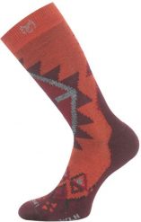Skarpety Trekkingowe Lasting WLN 85% Merino Wool Pomarańczowy (210) L (42-45). Brązowe skarpetki męskie LASTING, bez wzorów, z dzianiny. Za 68.00 zł.