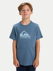 Quiksilver T-Shirt Ev Comp Logo EQBZT04897 Niebieski Regular Fit. Niebieskie t-shirty chłopięce Quiksilver, bez wzorów, z bawełny, bez ramiączek. Za 69.99 zł.