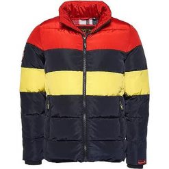 Kurtka turystyczna męska Superdry Colour Stripe Sports Puffer. Niebieskie kurtki męskie Superdry., m, bez wzorów, z poliesteru, bez kaptura. Za 311.00 zł.