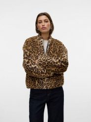 Vero Moda Kurtka przejściowa w kolorze beżowym rozmiar: S. Brązowe kurtki damskie Vero Moda, s, bez wzorów, bez kaptura. Za 157.35 zł.