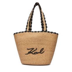 Torebka KARL LAGERFELD. Brązowe torebki klasyczne damskie Karl Lagerfeld, bez wzorów, bez dodatków. Za 849.99 zł.