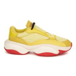 Puma Alteration Pn-1 Seler Limelight Żółty. Czerwone trapery damskie Puma, z materiału, bez obcasa. Za 354.99 zł.