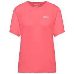 Koszulka trekkingowa damska Jack Wolfskin Vonnan. Czerwone t-shirty damskie Jack Wolfskin, l, bez wzorów, z materiału, bez kołnierzyka. Za 129.99 zł.