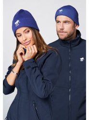 Polo Sylt Czapka beanie w kolorze niebieskim rozmiar: onesize. Niebieskie czapki zimowe damskie Polo Sylt, z bawełny. Za 115.55 zł.