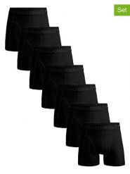 Muchachomalo Bokserki (7 par) w kolorze czarnym rozmiar: M. Czarne bokserki męskie Muchachomalo, bez wzorów. Za 174.43 zł.