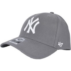 Czapka z daszkiem dla dorosłych New York Yankees MVP Cap. Szare czapki z daszkiem damskie 47 Brand, bez wzorów, z wełny. Za 189.00 zł.