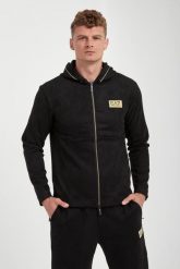 Bluza męska welurowa EA7 EMPORIO ARMANI. Bluzy bez kaptura męskie EA7 Emporio Armani, m, z weluru. W wyprzedaży za 643.30 zł.