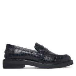 Lordsy Geox. Czarne mokasyny damskie Geox. Za 499.99 zł.