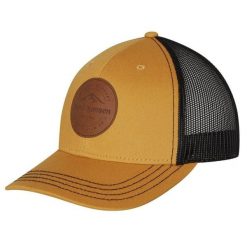 FJORD NANSEN Czapka z daszkiem Trucker Cap Legacy Patch mustard/black. Czarne czapki męskie FJORD NANSEN, na lato, bez wzorów, z bawełny, klasyczne. Za 99.99 zł.