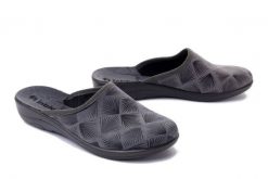 INBLU 5D-27 025 szary, kapcie damskie. Szare kapcie damskie Inblu, z tkaniny. Za 56.99 zł.