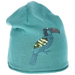 Czapka narciarska damska Viking Kadak z wełną Merino. Niebieskie czapki zimowe damskie VIKING, z wełny. Za 119.99 zł.