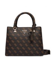 Guess Torebka HWQG96 72050 Brązowy. Brązowe torebki klasyczne damskie Guess, z aplikacjami, ze skóry, bez dodatków. Za 639.99 zł.