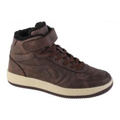 Buty Kappa Bash Mid Fur M 242799-5043 brązowe. Brązowe buty sportowe na co dzień męskie z gumy, bez zapięcia. W wyprzedaży za 242.42 zł.