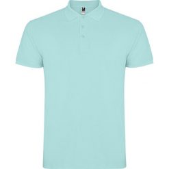 Męska Koszulka Polo Star. Niebieskie koszulki polo męskie ROLY, l, bez wzorów, z bawełny, bez ramiączek. Za 90.99 zł.