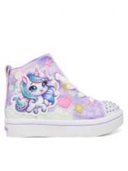 Skechers Sneakersy Twi-Lites 2.0 314378N LVMT Fioletowy. Fioletowe buty sportowe dziewczęce Skechers, bez wzorów, z materiału, bez zapięcia. Za 199.99 zł.