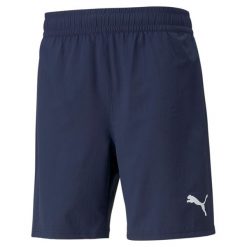 Spodenki Puma Teamfinal Shorts, Mężczyźni. Niebieskie szorty męskie Puma, bez wzorów, sportowe. Za 190.00 zł.