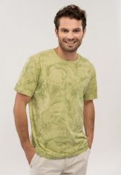 T-shirt z wakacyjnym motywem, Comfort Fit, T-EXOTIC. T-shirty męskie Volcano, m, bez wzorów, z materiału, bez kołnierzyka. Za 69.99 zł.