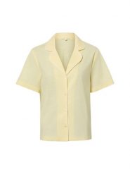 Marie Lund Damska koszulka do piżamy Kobiety Bawełna (100%) żółty jednolity, L. Żółte piżamy damskie Marie Lund, l, bez wzorów, z bawełny, bez kołnierzyka. Za 229.95 zł.