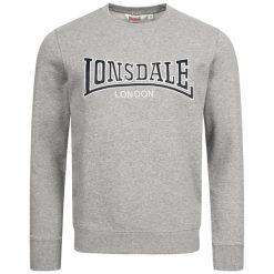 Bluza z okrągłym dekoltem Lonsdale Berger Lp181. Szare bluzy bez kaptura męskie Lonsdale, m. Za 264.50 zł.